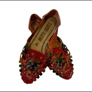 The Leather Collection woven sandals